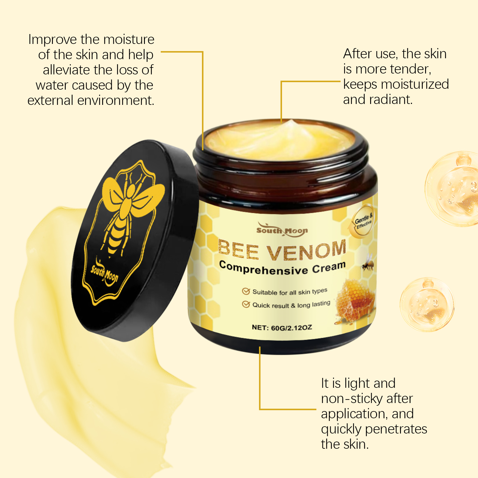 South Moon Bee Venom Cream Product Detail